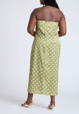 Атласное платье-колонна ELOQUII Plus Размера плюс