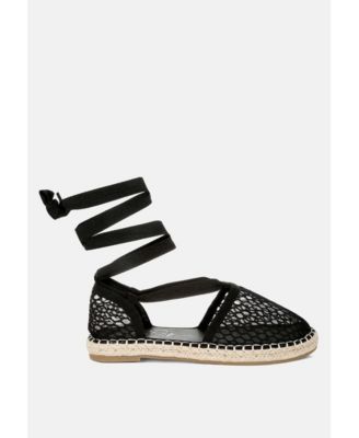 Sonara Mesh Flat Espadrille Sandals