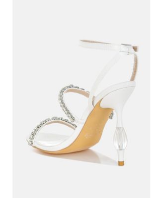 Aragon Diamante Embellished Fantasy Heel Sandals