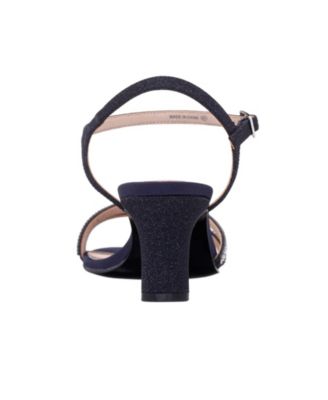 Women's Bettany Mid Heel Crystal Straps Dress Sandals