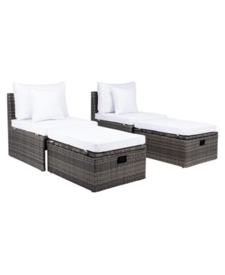 Pramla Outdoor Set With Ottoman