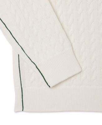 Men's Regular-Fit Cable-Knit Crewneck Sweater