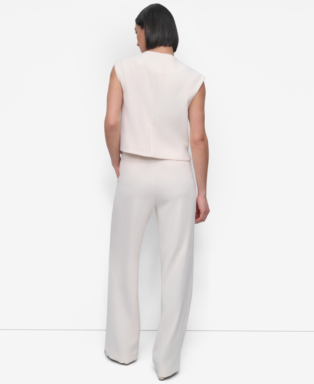 Dkny Petite Aero Crepe Vest