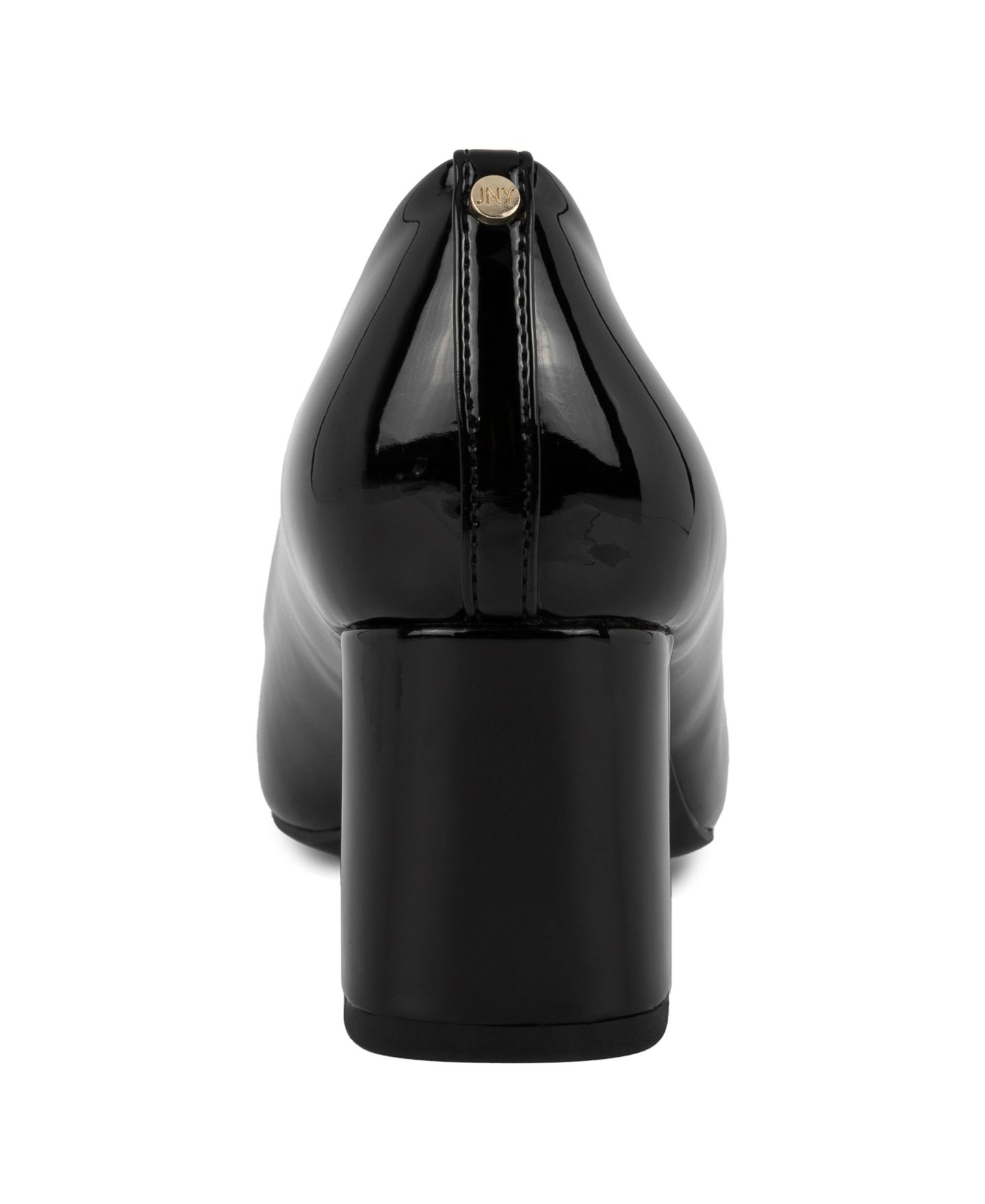Женские туфли Jones New York Canal Pointed Toe Block Heel Dress Pumps, цвет: Чёрный лаковый — фото 3