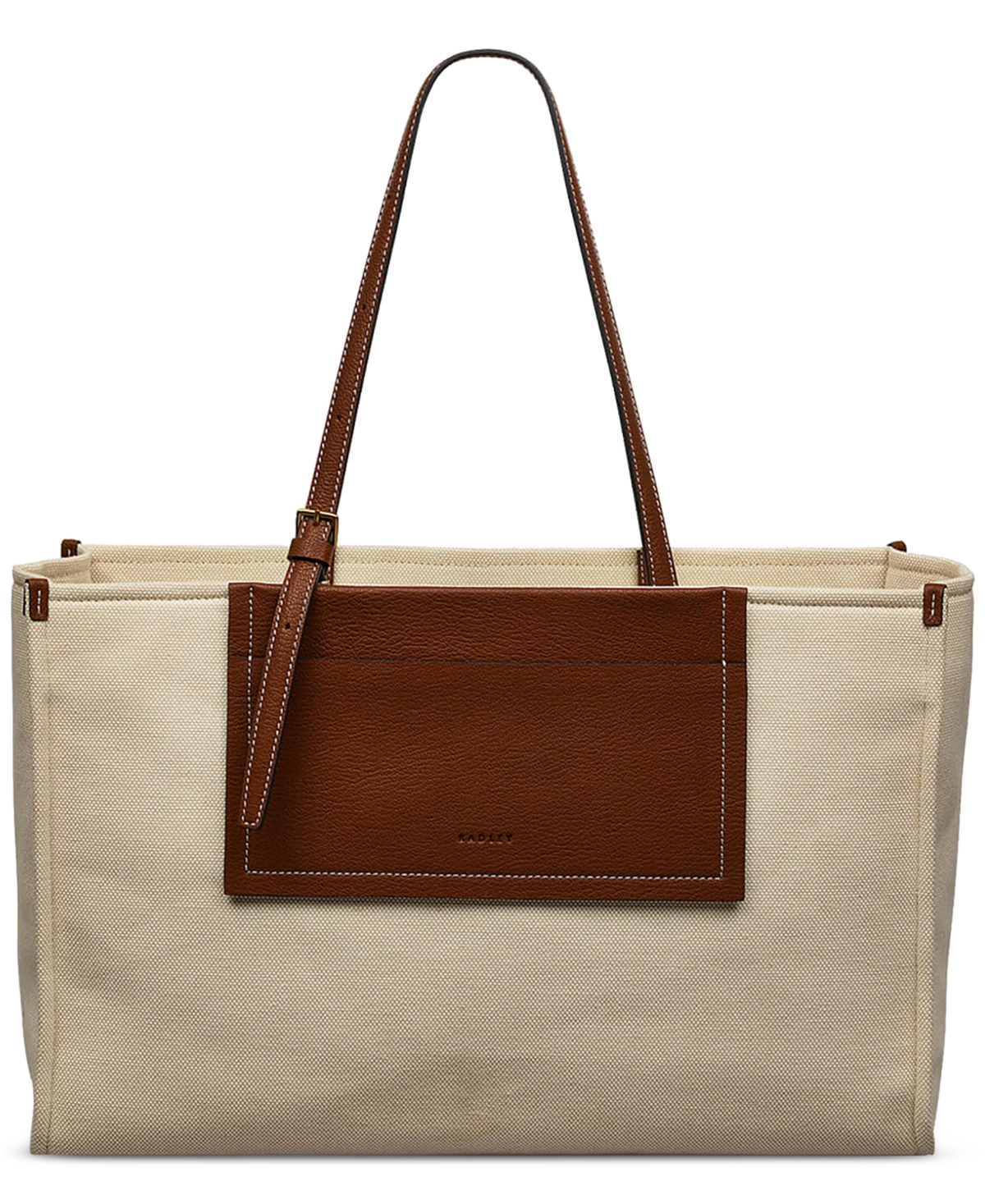 The Burlington Large Canvas Tote - Natural