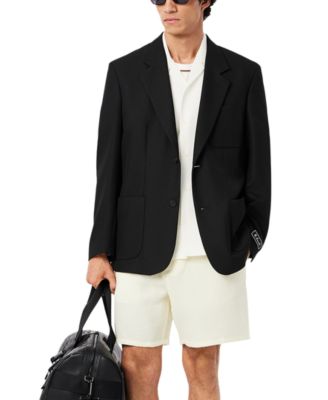 Men's Waffle-Print Logo Shirt