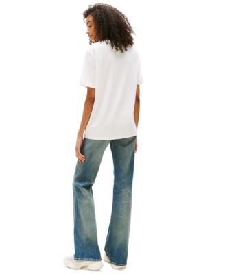 Women's Relaxed Strawberry Graphic T-Shirt