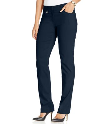JM Collection - Petite Straight-Leg Pants