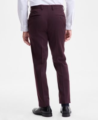 Men's Slim-Fit Satin Suit Separate Pants, Exclusively at Macys