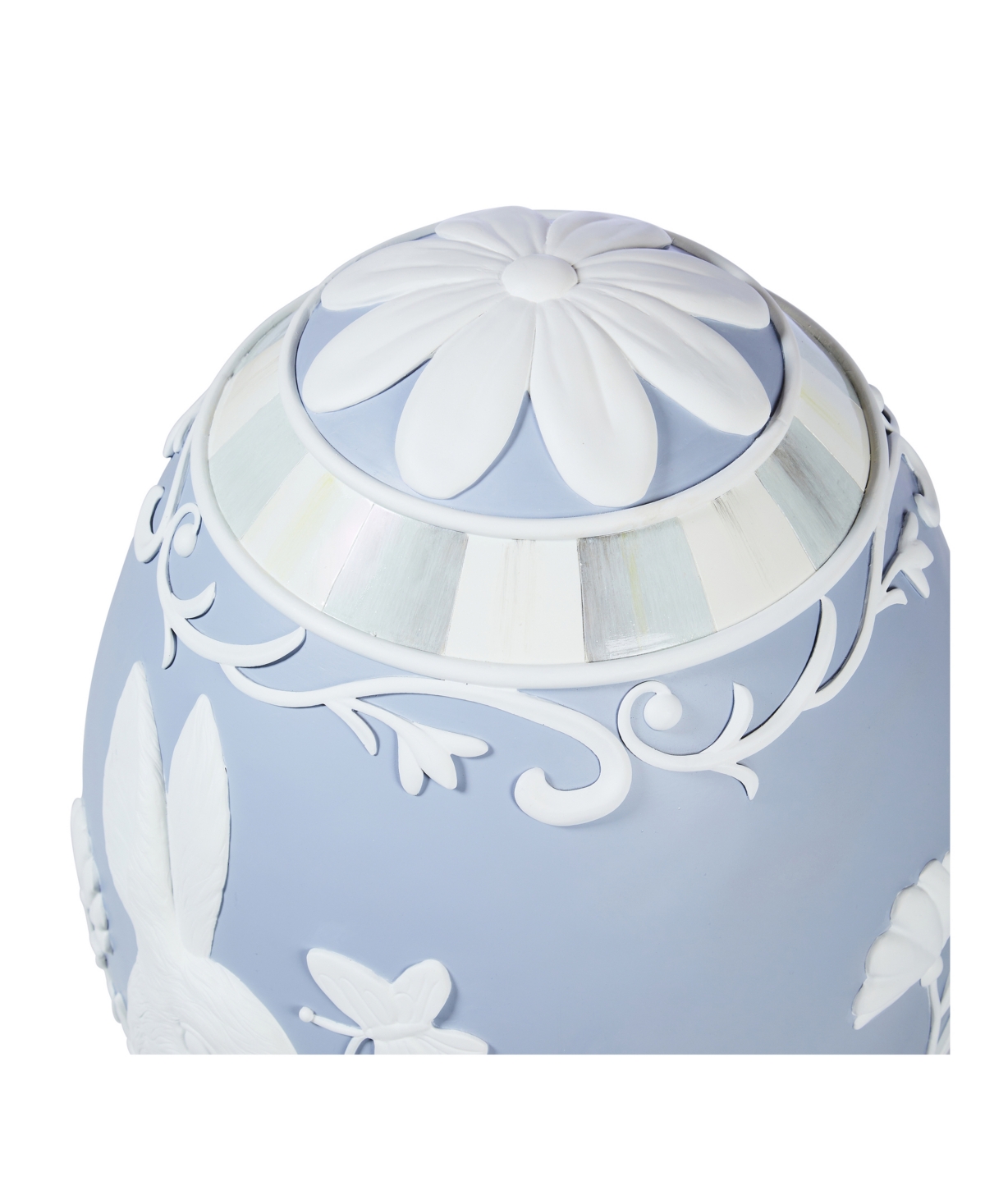 Mackenzie-childs Cameo Trophy Egg Decor In Multi