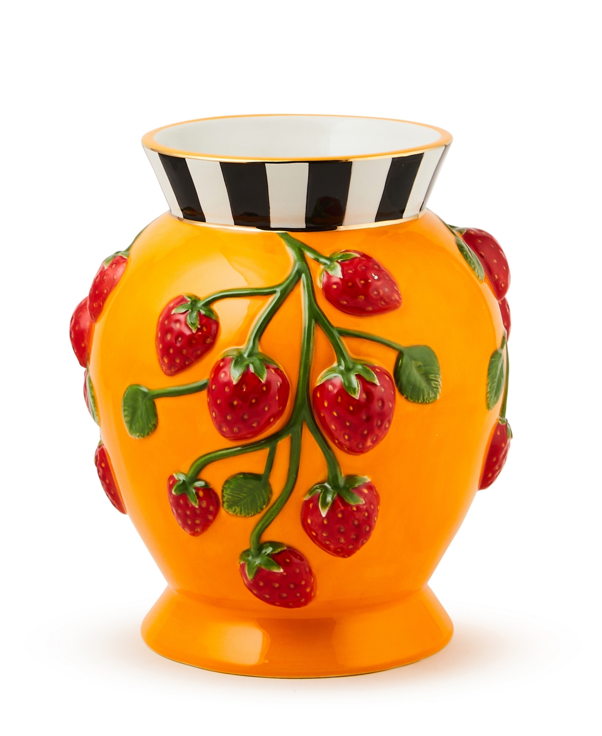 Shop Mackenzie-childs Tutti Frutti Strawberry Vase
