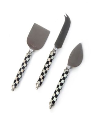 Mackenzie-Childs Courtly Check Supper Club Cheese Knife 3-Pc. Set - Macy's