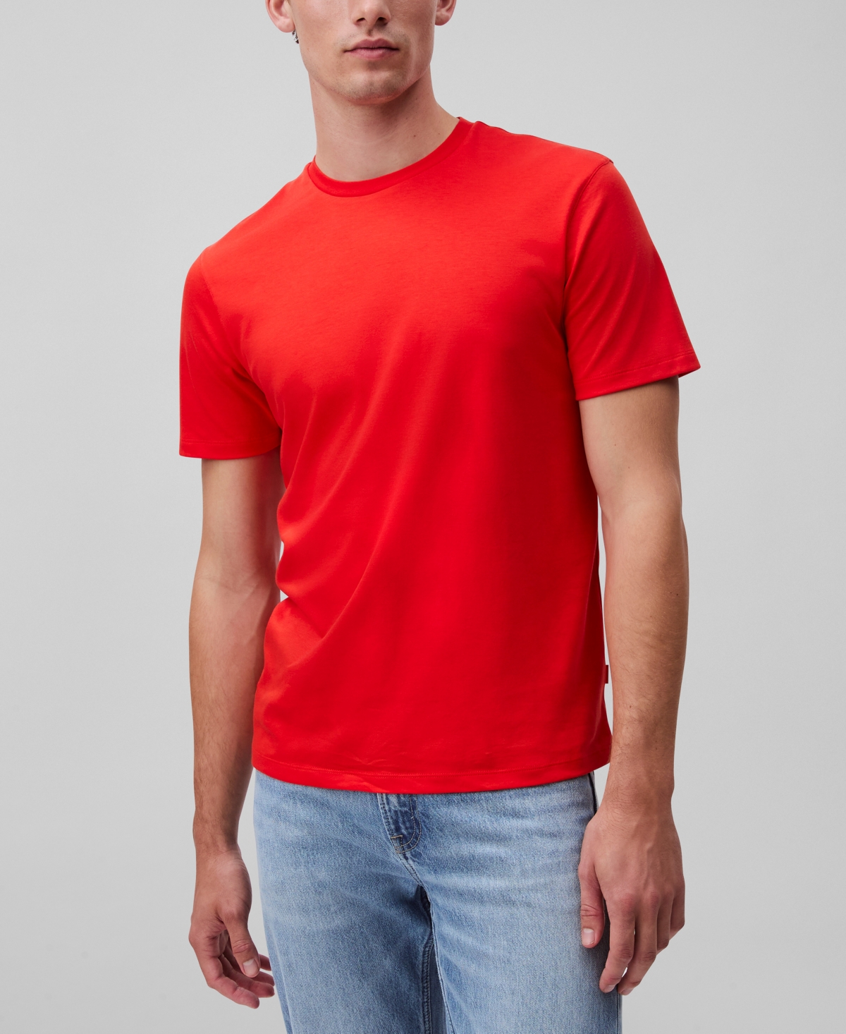 Calvin Klein Men's Short Sleeve Supima Cotton Interlock T-shirt In Red