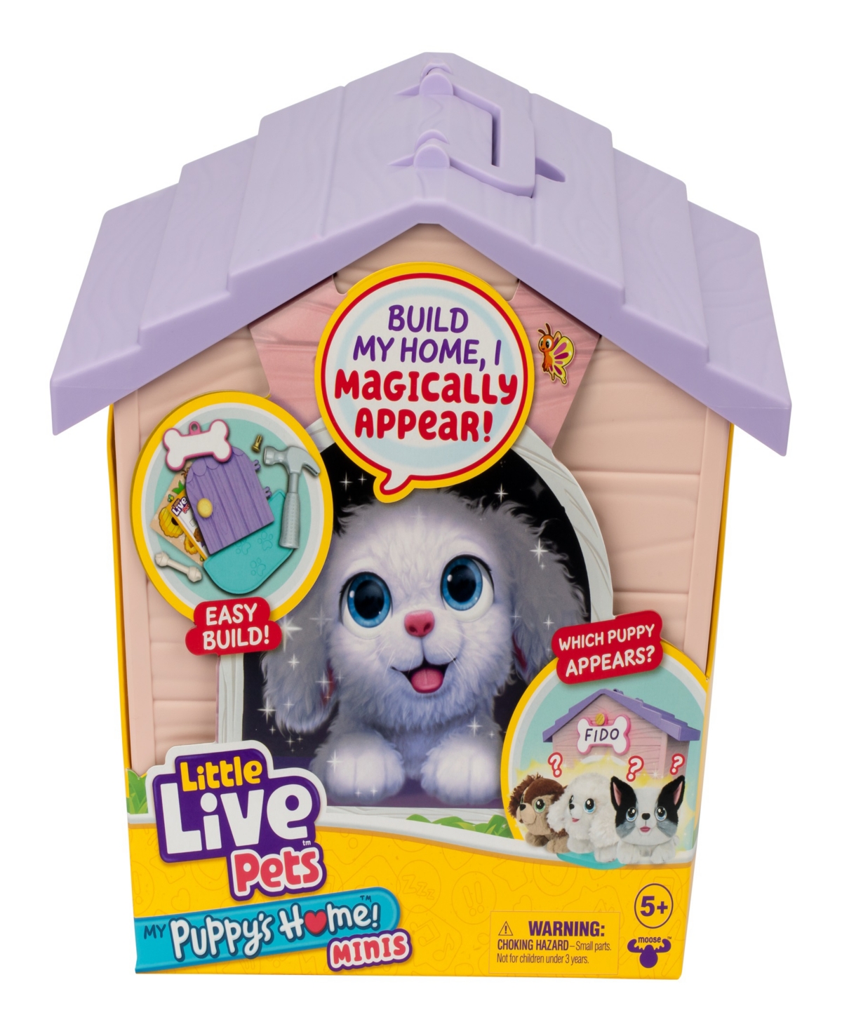 Little Live Pets My Puppy's Home Mini Playset In Pink