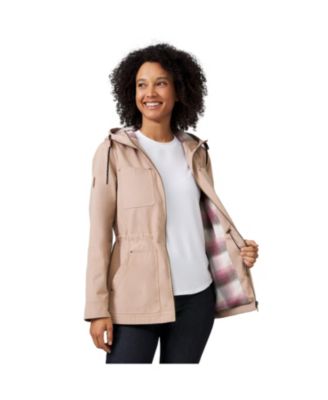 Легкая холщовая куртка свободного кроя в стиле кантри для женщин