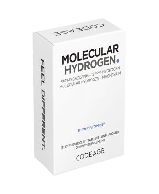 Molecular Hydrogen Supplement, Fast-Dissolving 12 PPM Hydrogen Water Tablets with Elemental Magnesium Hydration Tablet, Unflavored, 30 Tablets