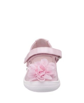 Little Girls Natty Pearlized Round Toe Sneakers