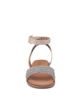 Little Girls Lois Shimmer Flat Sandals