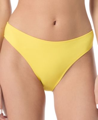 Kate Spade - Women's Solid High-Cut Bikini Bottoms