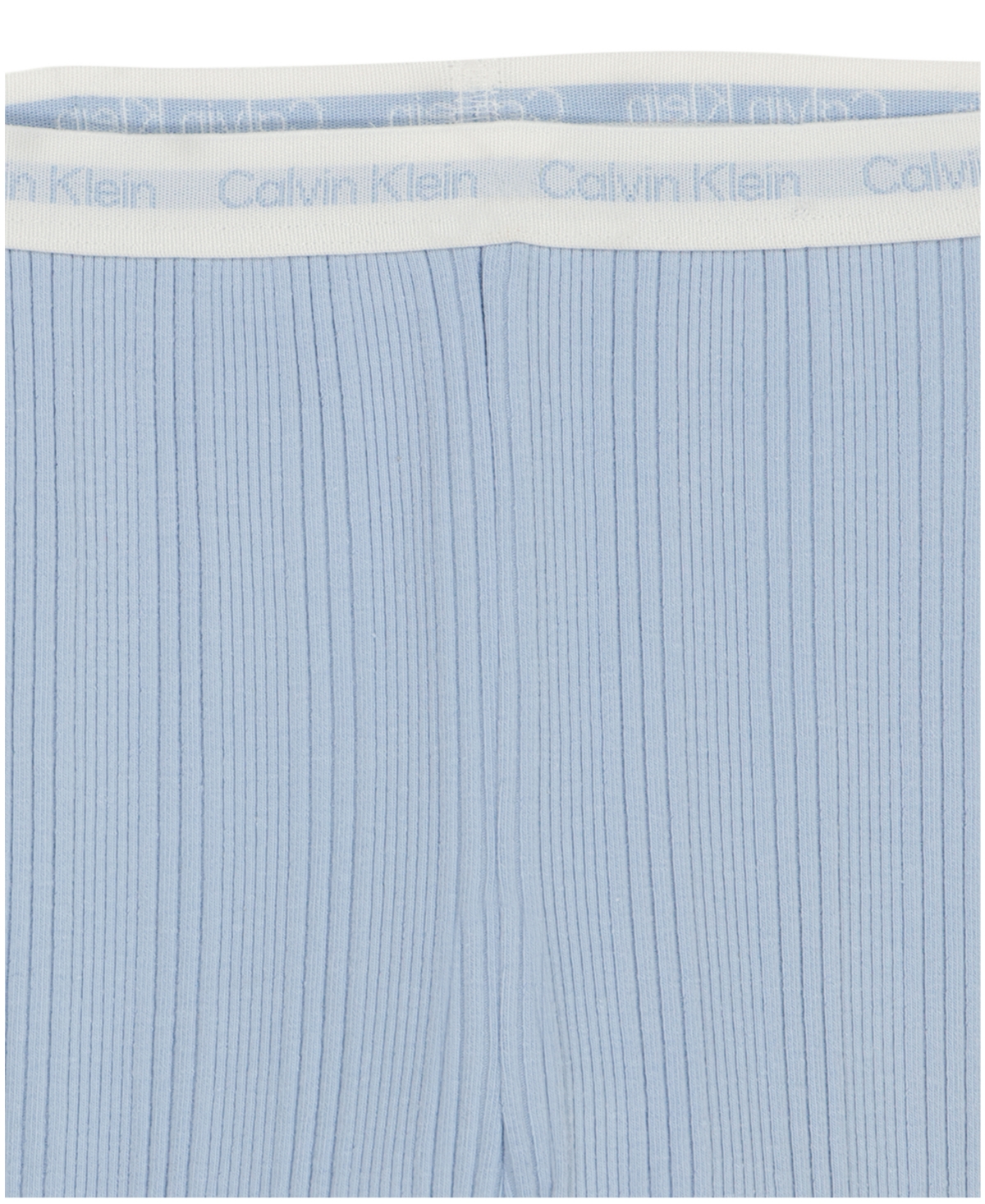 Calvin Klein Baby Boys 2-piece Combed Pull-up Pant Set In Vanilla,blue Fog