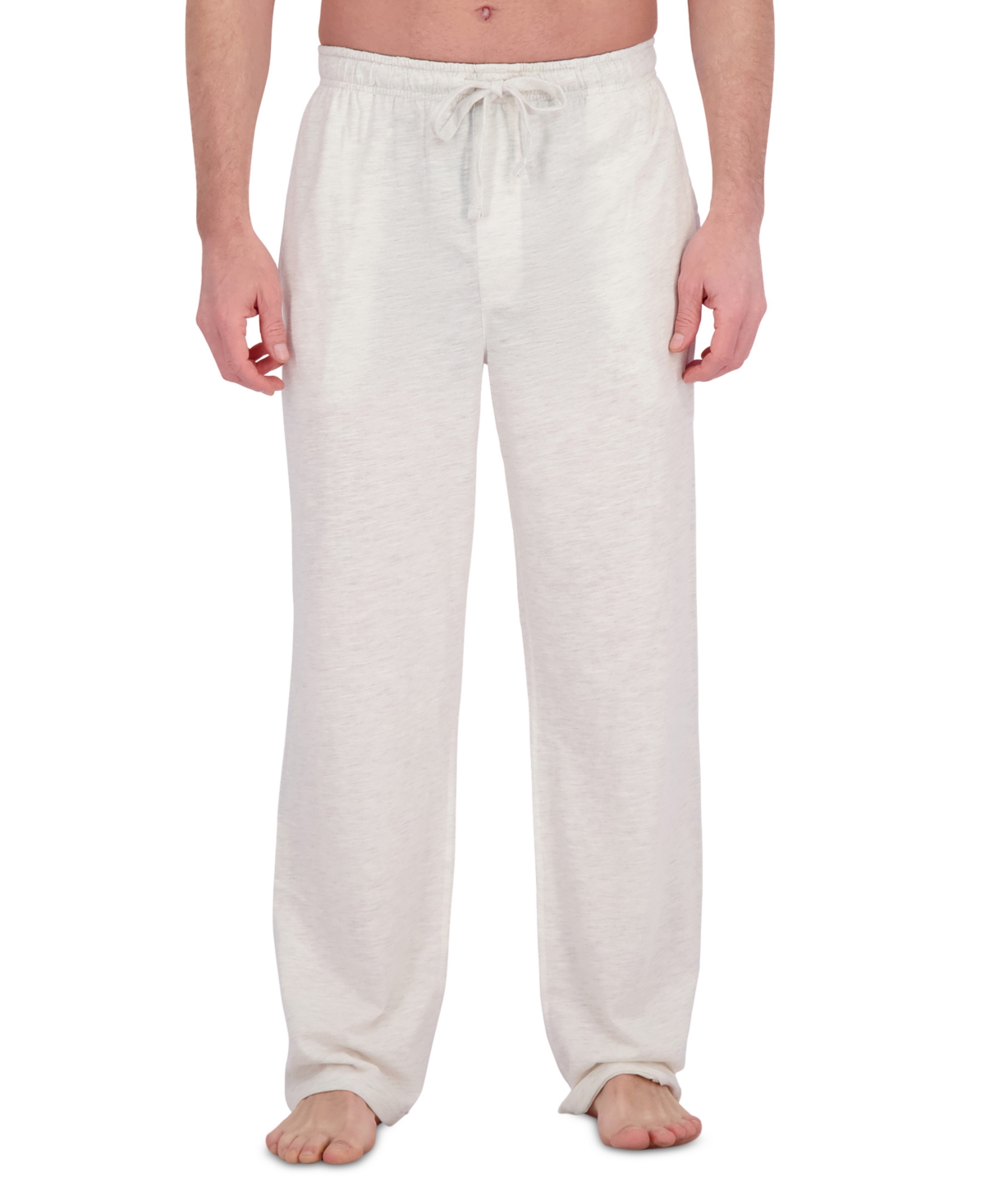 Men's Slub Jersey Sleep Pants, Pack of 2 - Oatmeal Heather/indigo Ink