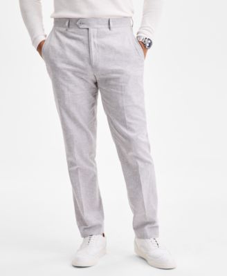 Men's Slim-Fit Linen Suit Separate Pants, Exclusively at Macy's