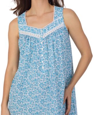Women's Cotton Sleeveless Short Nightgown