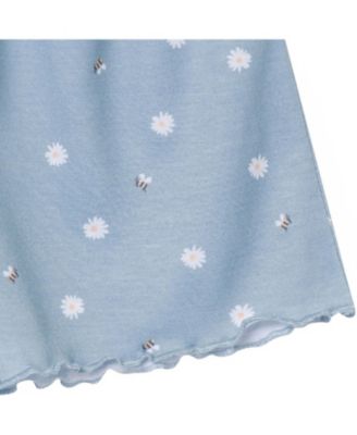 Toddler Girls 3-Piece T-Shirt, Shorts & Pants Pajama Set, Garderning, 5T