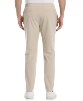 Мужское однотонное платье классического покроя Cubavera-Повседневные брюки на завязках