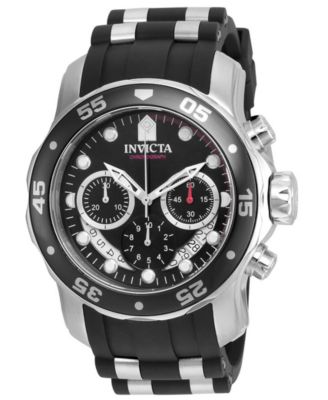 Мужские кварцевые многофункциональные часы Invicta 21927 Pro Diver Scuba с черным циферблатом