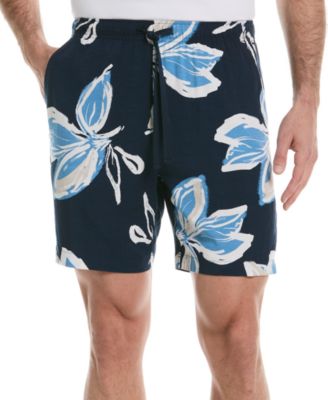 Cubavera - Men's Classic-Fit Tropical Floral 7" Drawstring Shorts