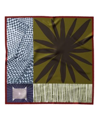 Вирджиния - Большой шелковый шарф-шаль для женщин