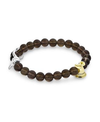 Texas Longhorn Stretch Bracelet with Beads