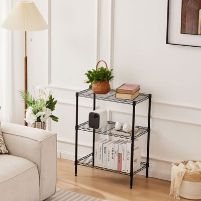Heavy Duty Storage Shelving Unit, Adjustable Metal Wire Racks Standing Shelf