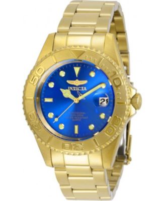 Мужские кварцевые часы Invicta 29940 Pro Diver с 3 стрелками и синим циферблатом