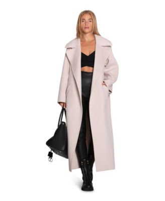 Women's Heart To Heart Large Collar Maxi Coat
