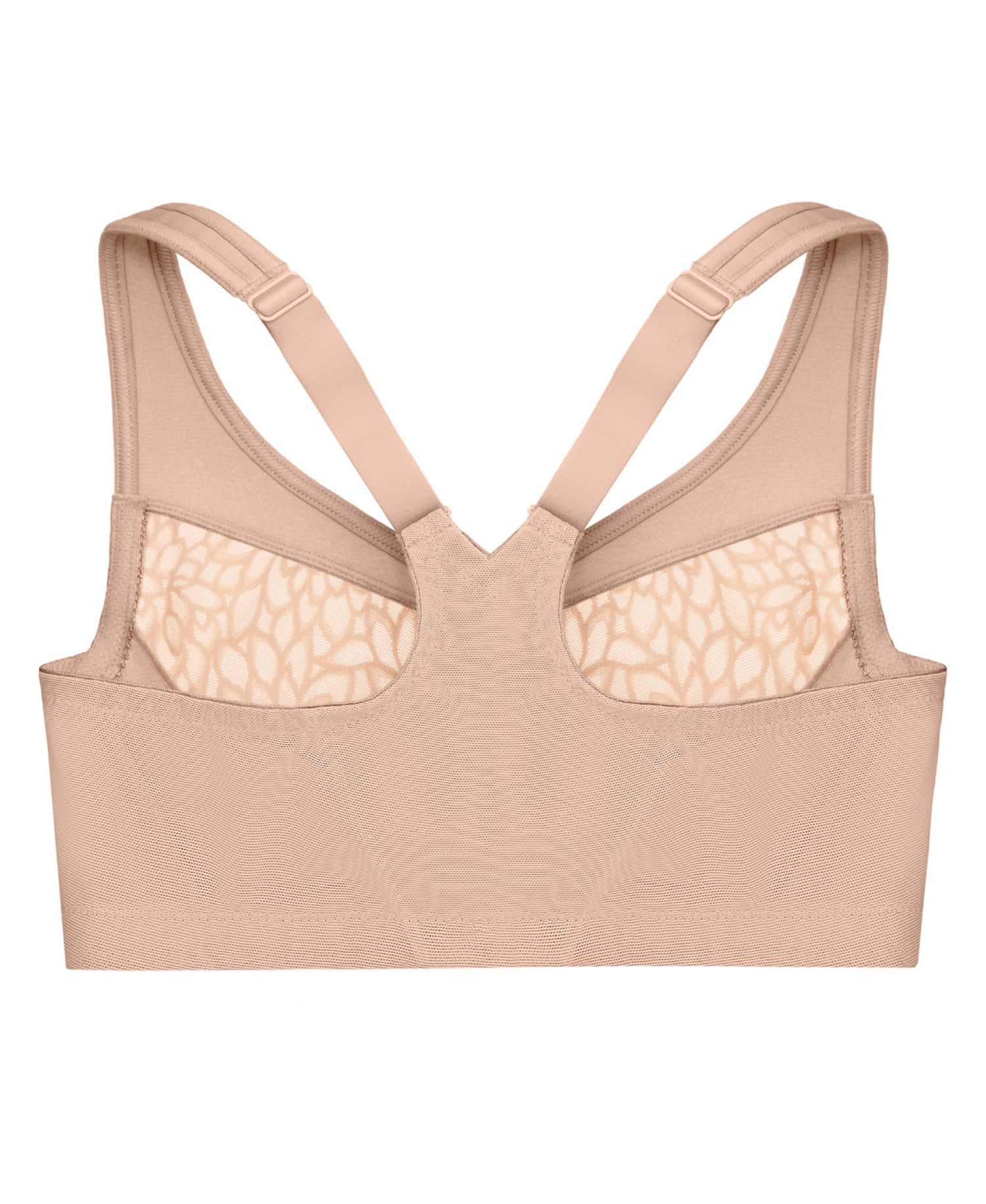 Plus Size Magic Lift Front-Closure Racerback Wire Free Bra #1206