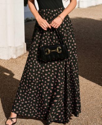 Женская юбка миди с цветочным рисунком Petite Bloom