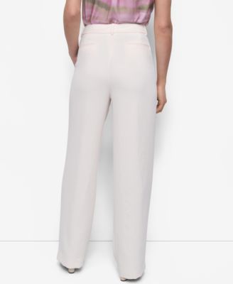 Женские брюки в складку из воздушного крепа DKNY