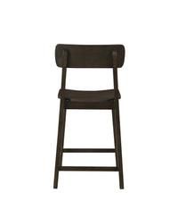 Curved Back Counter Stool – Rubberwood Chair for Kitchen & Bar