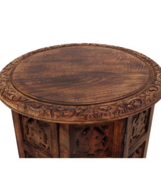 Folding Accent Table for Stylish and Space-Saving Convenience