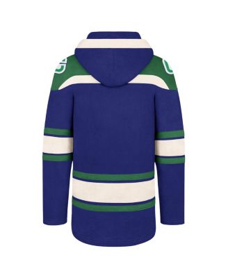 Men's Royal Vancouver Canucks Superior Lacer Pullover Hoodie