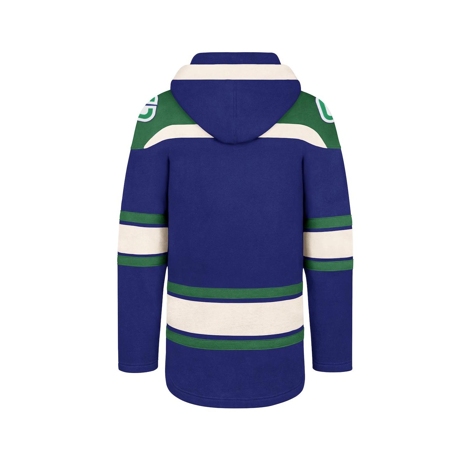 Men's Royal Vancouver Canucks Superior Lacer Pullover Hoodie