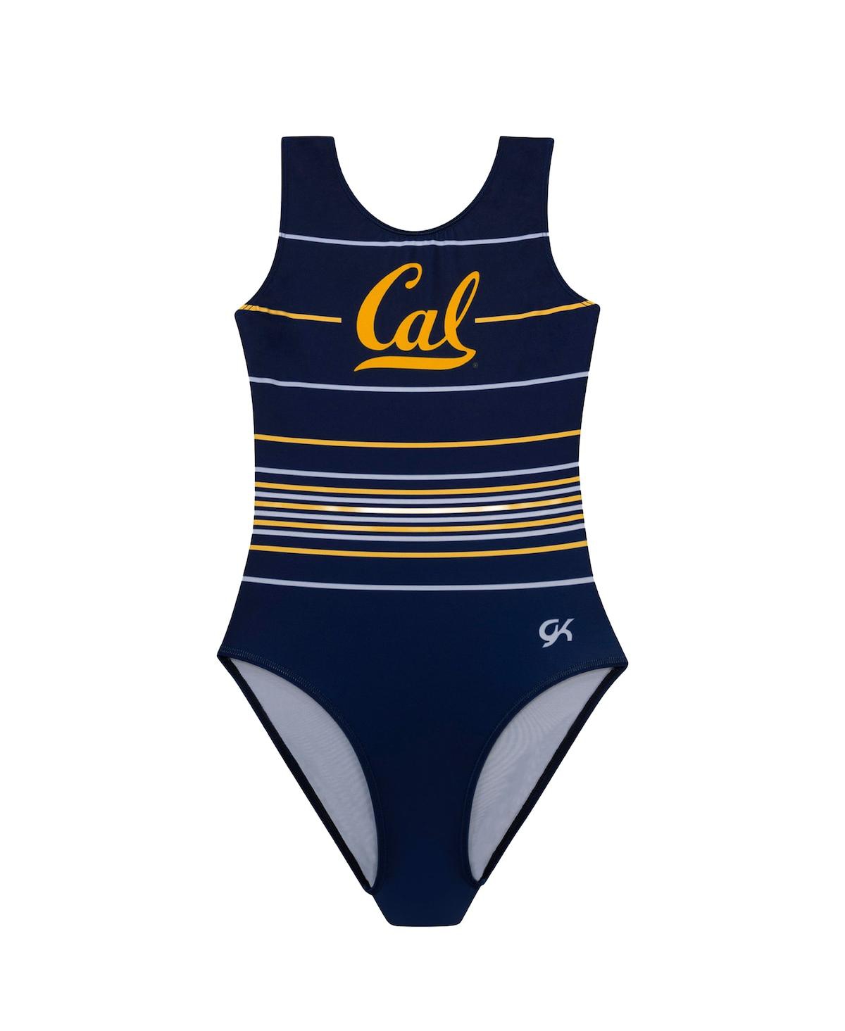 GK ELITE BIG GIRLS NAVY CAL BEARS ELITE SPIRIT LEOTARD 