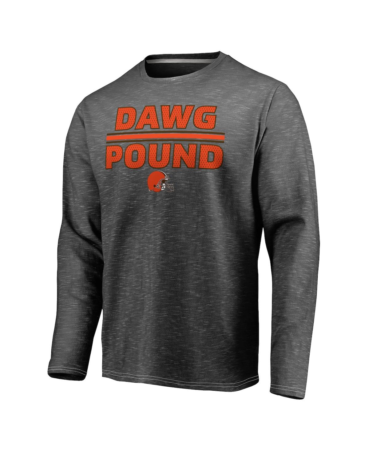 Fanatics Men's Gray Cleveland Browns Component Long Sleeve T-shirt In Gray