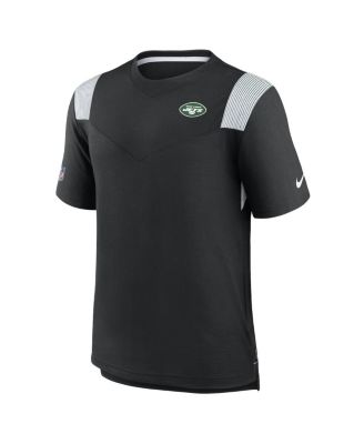 Men's Black New York Jets Sideline Tonal Logo Performance Player T-Shirt