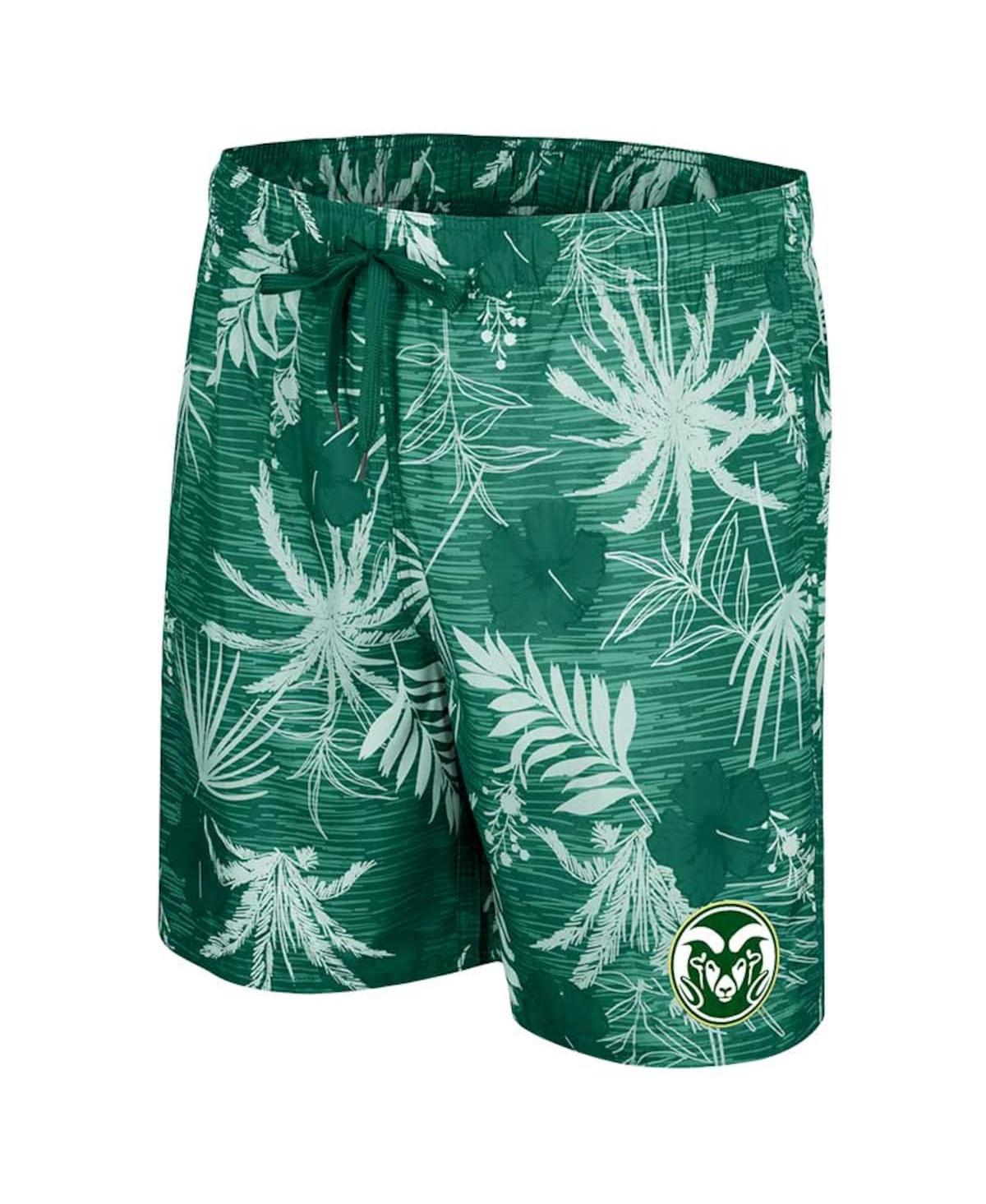 Colosseum Men's Green Colorado State Rams What Else Is New Swim Shorts In Green