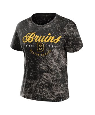 Женская черная футболка Fanatics Boston Bruins Breakaway