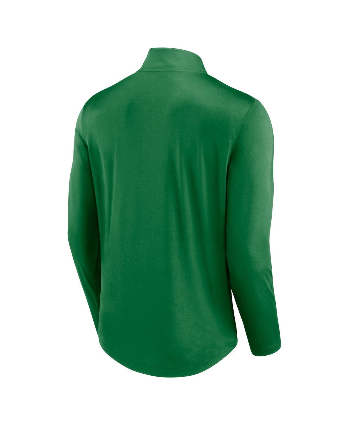 Fanatics Branded Green Oregon Ducks Tough Minded Quarter-zip Top In Green