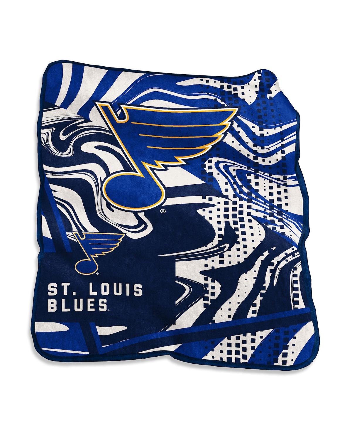 Logo Brands St. Louis Blues 50" X 60" Swirl Raschel Throw In No Color